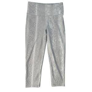 Grey Snake Skin Mono B Leggings - Size Small